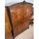 A 20th century burr walnut bedroom suite comprising two wardrobes, dressing table, stool, - Image 3 of 5