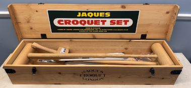 A Jaques croquet set,