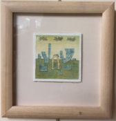 Trevor Price Boat builders Etching Signed titled and numbered 29/100 18 x 18cms