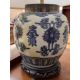 A Japanese Imari pattern vase converted to a table lamp together with three Chinese blue and white - Image 9 of 25