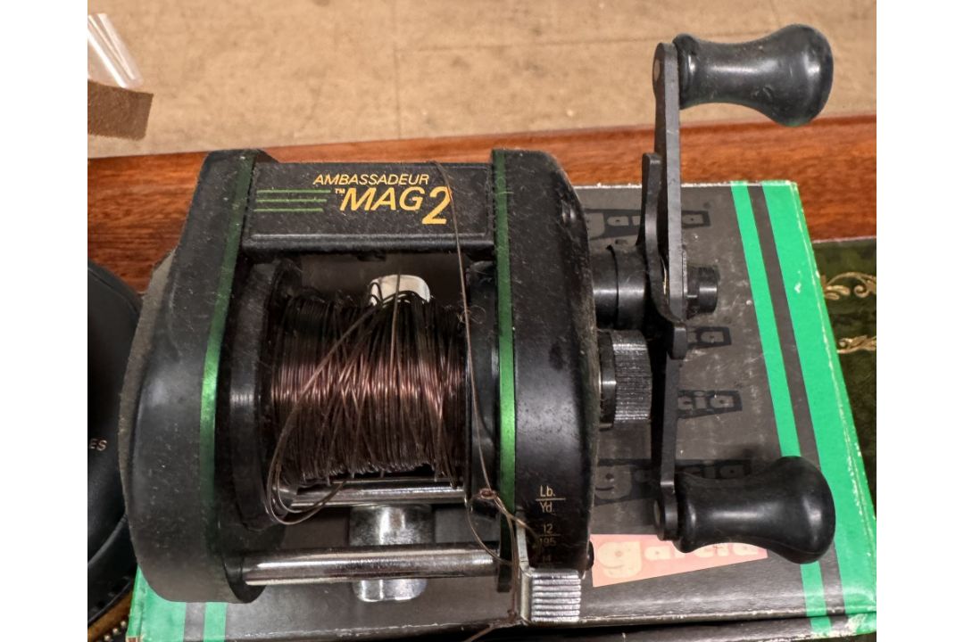 Two Hardy fly fishing reels together with an ABU Ambassador Mag 2 reel, - Image 3 of 8