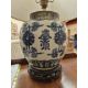 A Japanese Imari pattern vase converted to a table lamp together with three Chinese blue and white - Image 10 of 25
