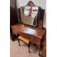 A 20th century burr walnut bedroom suite comprising two wardrobes, dressing table, stool, - Image 4 of 5