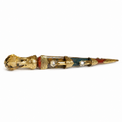 UNUSUAL SCOTTISH HARDSTONE BROOCH