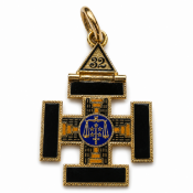 MASONIC ENAMEL PENDANT