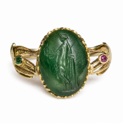 VICTORIAN INTAGLIO HAND RING