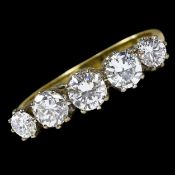 DIAMOND 5-STONE RING