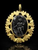 ROMAN INTAGLIO PENDANT, HERCULES