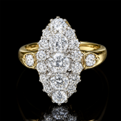 MARQUISE SHAPED DIAMOND RING