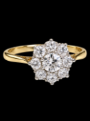 DIAMOND CLUSTER RING