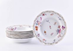 7 Suppenteller Meissen, Knauffzeit