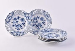 6 Kuchenteller Meissen