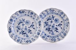 2 Abendbrot- Teller Meissen