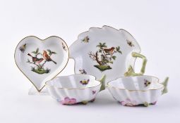 4 kleine Anbietschalen Herend