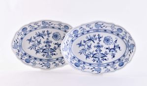 Paar Anbietplatten Meissen