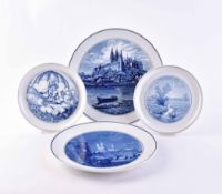 4 Wandteller Meissen