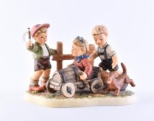Hummelfigurengruppe "Seifenkistenrennen"