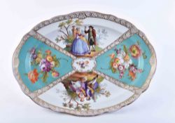 Große Anbietplatte Meissen, 19. Jhd.