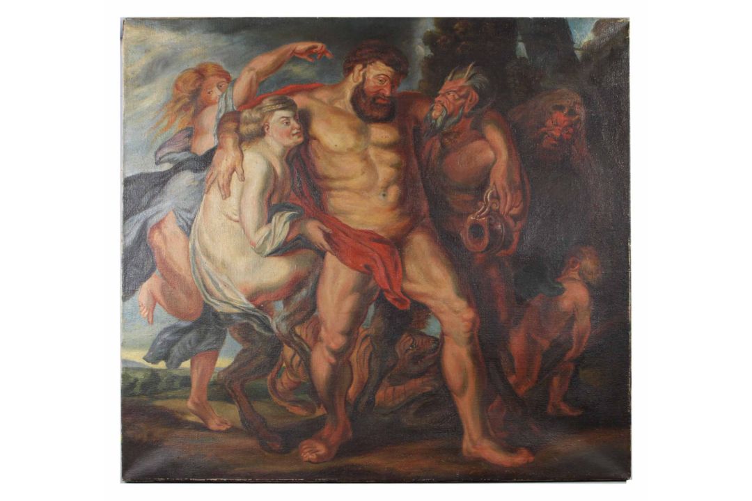 Der trunkene Herkules - unsigniert - Bild 1 aus 2
