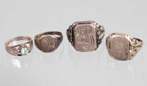 3 Siegel Ringe u.a.