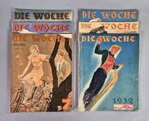 6 Hefte *Die Woche* 1931/34