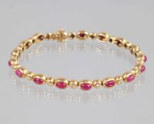 Rubin Brillant Armband - GG 750