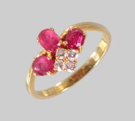 Rubin Brillant Ring - GG 585
