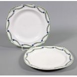2 Jugendstil Teller Burgau um 1905