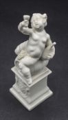 Putto auf Postament als Bacchus als Allegorie des Herbstes / A cherub on a pedestral as ...