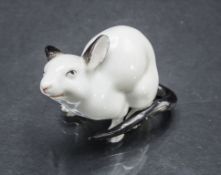 Porzellan Maus / A porcelain mouse, wohl Thüringen, Anfang 20. Jh.