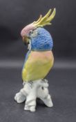 Vogelfigur 'Kakadu' / A bird figure of a cockatoo, Karl Ens, Volkstedt, 20. Jh.