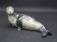 Ringelrobbe / A ringed seal, Karl Ens, Volkstedt-Rudolstadt, um 1920