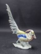 Vogelfigur 'Goldfasan' / A bird figure of a golden pheasant, Karl Ens, Volkstedt, 1930er Jahre