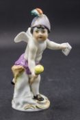 Als Bote verkleideter Amoretto / A cupid disguised as messenger, Meissen, Mitte 20. Jh.