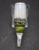 Pfeifenkopf mit Ansicht von Fulda / A pipe bowl with view of Fulda, 1857