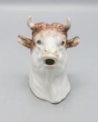 Ochsenkopf als Senftopf / An ox head as mustard pot, wohl deutsch, um 1900
