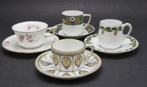 Sammlung Jugendstil und Art Déco Mokkatassen und UT / A collection of Art Nouveau and Art Deco ...