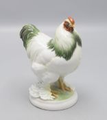 Stehender Brahma Hahn / A Brahma rooster, Ottmar Obermaier, Rosenthal, Selb, um 1925
