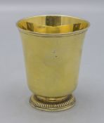Barock Becher / A silver Baroque beaker, Johann Jacob Hauser, Straßburg/Strasbourg, 1740-1750