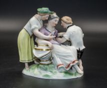 Gärtnergruppe / A group of gardeners, Frankenthal, 1779