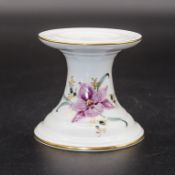 Kerzenhalter mit Orchidee / A candle holder with an orchid, Meissen,
