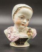 Kinderbüste 'Prinzessin Marie Zéphirine de Bourbon' / A porcelain bust of 'The Princess of ...