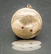 Jugendstil Medaillon / An Art Nouveau medallion, deutsch, um 1910