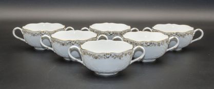 6 Suppentassen / 6 soup cups, Meissen, 2. Hälfte 20. Jh.