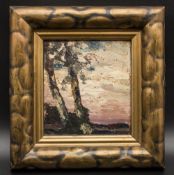 F. Hestermann, 'Abstrakte Landschaftsszene mit Bäumen' / 'Abstract Landscape Scene with ...
