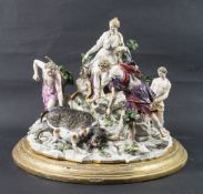 Kalydonische Eberjagd mit Atalante, der griechischen Jägerin und ihrem Geliebten Meleager, ...