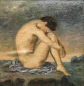 Nach Hippolyte FLANDRIN (1809-1864), 1836, 'Jüngling am Meeresufer' / 'Young man on the ...