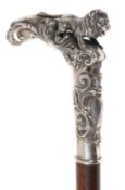 Spazierstock Silber