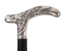 Spazierstock Silber