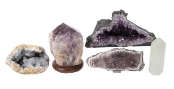 Konvolut dekorative Mineralien
